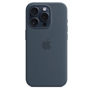 Apple Silikonowe etui z MagSafe do iPhone’a 15 Pro – sztormowy błękit MT1D3ZM/A