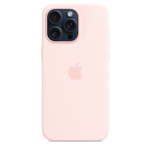Apple Silikonowe etui z MagSafe do iPhone’a 15 Pro Max – jasnoróżowe MT1U3ZM/A