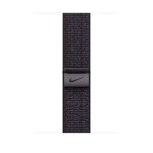 Apple Opaska sportowa Nike w kolorze czarnym/niebieskim do koperty 45 mm MUJX3ZM/A