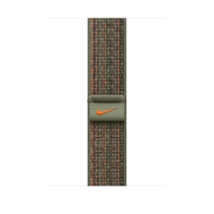 Apple Opaska sportowa Nike w kolorze sekwoi/pomarańczowym do koperty 45 mm MTL63ZM/A