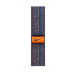 Apple Opaska sportowa Nike w kolorze sportowego błękitu/pomarańczowym do koperty 45 mm MTL53ZM/A
