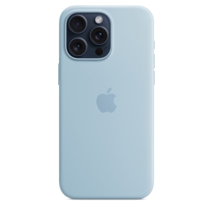 Apple Silikonowe etui z MagSafe do iPhone’a 15 Pro Max – jasnoniebieskie MWNR3ZM/A
