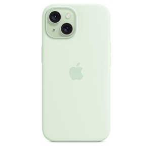 Apple Silikonowe etui z MagSafe do iPhone’a 15 – pastelowa mięta MWNC3ZM/A