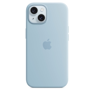 Apple Silikonowe etui z MagSafe do iPhone’a 15 – jasnoniebieskie MWND3ZM/A