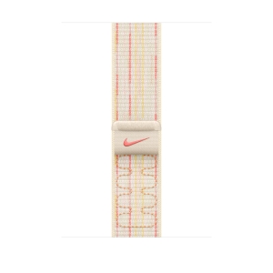 Apple Opaska sportowa Nike w kolorze księżycowej poświaty/różowym do koperty 46 mm MYJE3ZM/A 