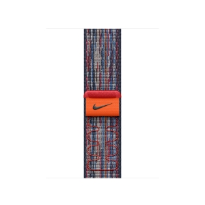 Apple Opaska sportowa Nike w kolorze niebieskim/czerwonym do koperty 42 mm MXU03ZM/A
