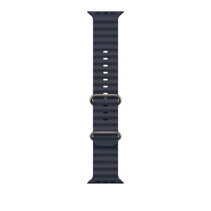 Apple Pasek Ocean w kolorze granatu do koperty 49 mm – elementy z tytanu w kolorze naturalnym MXTH3ZM/A