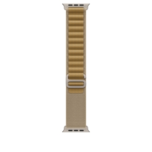 Apple Opaska Alpine w kolorze beżu do koperty 49 mm – elementy z tytanu w kolorze naturalnym MXN13ZM/A