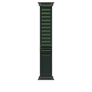 Apple Opaska Alpine w kolorze ciemnozielonym do koperty 49 mm – elementy z tytanu w kolorze czarnym MYPQ3ZM/A