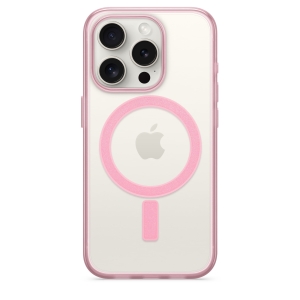 OtterBox Lumen Series Etui z MagSafe do iPhone’a 15 Pro – różowe 77-94409