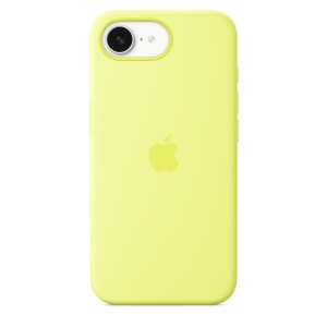 Apple Silikonowe etui do iPhone’a 16e – neonowy żółty MGYW4ZM/A