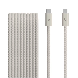 Beats Pleciony przewód USB‑C do USB-C (3m) – Błyskawiczny beż MHX74EE/A