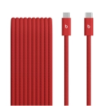 Beats Pleciony przewód USB‑C do USB-C (3m) – Energiczna czerwień MHX94EE/A