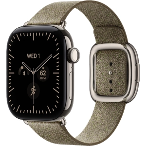 Apple Watch Series 12 GPS + Cellular 42 mm z tytanu w kolorze naturalnym - Pasek w kolorze szałwii klamrą nowoczesną ML3W4MP/A